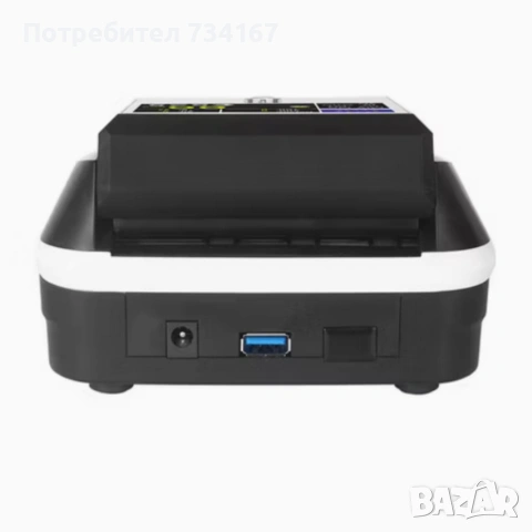 Автоматичен детектор за банкноти AL-136T – UV / MG / IR проверка с вградена акумулаторна батерия, снимка 10 - Друга електроника - 53376942