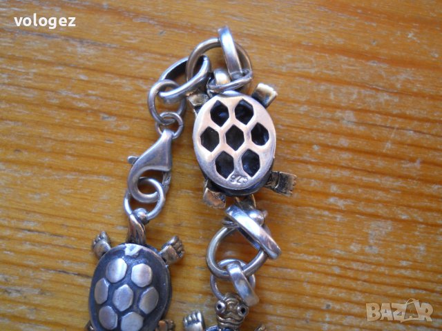 уникален сребърен комплект (гривна и обици), снимка 3 - Други ценни предмети - 36929810