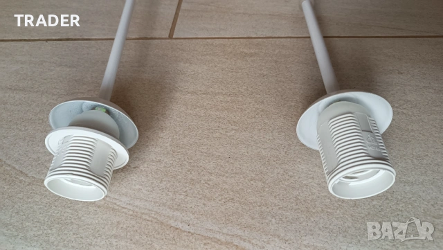 Пендел бял, тръбен,  Е27, 230V  спот насочена светлина двойка , снимка 9 - Други - 33409683