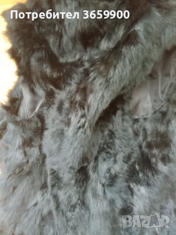 Дамски елек от ЗАЕШКА кожа, снимка 6 - Елеци - 54016121