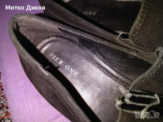 Pier one дамски маркови обувки естествена кожа реален размер №38 стелка 24см, снимка 2 - Дамски ежедневни обувки - 42794564
