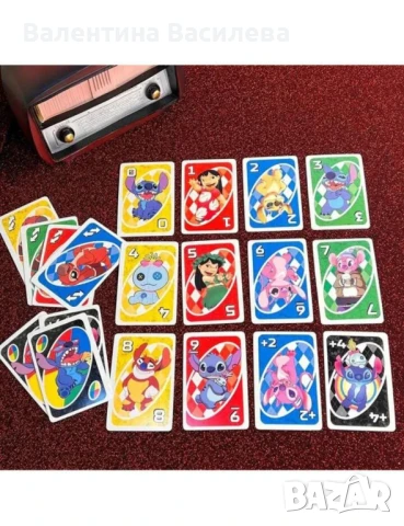 Карти UNO,  Стич, снимка 3 - Карти за игра - 50732034