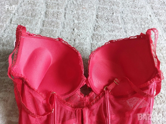 11 евро, нова нощничка с жартиери, 85 Д, с подплънки, марка Censored , снимка 5 - Бельо - 54239105