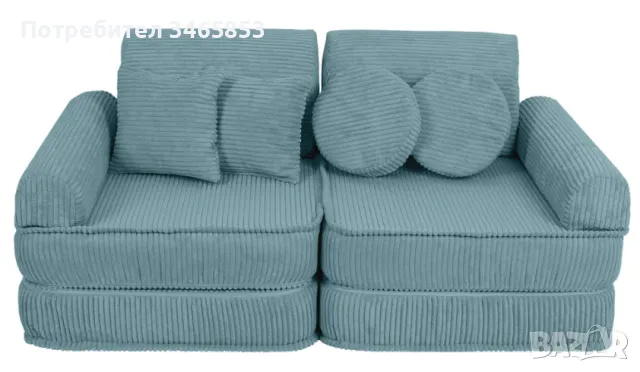 Диван за детска стая - Диван за игра за деца, Montessori Детски диван 120X60см, снимка 2 - Мебели за детската стая - 49151910