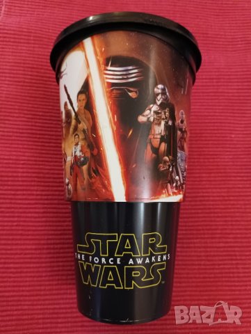 Чаша за пътуване STAR WARS с капак и колекционерска фигурка. , снимка 6 - Колекции - 42921754