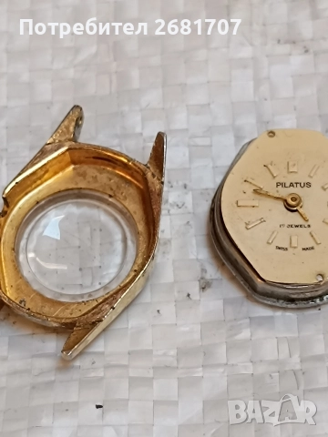 позлатен дамски часовник Pilatus, снимка 4 - Дамски - 52958768