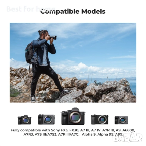 K&F CONCEPT Комплект от 3 батерии NP-FZ100 , снимка 4 - Друга електроника - 53902164