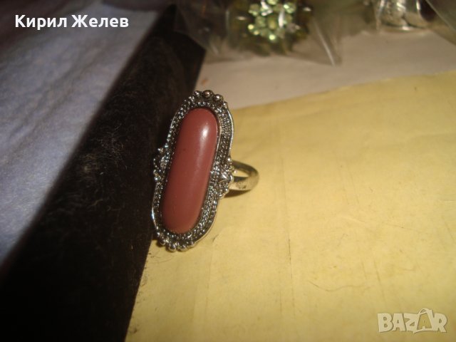 Сребрист красиво орнаментиран винтидж РЕТРО АРТ ПРЪСТЕН РЕГУЛИРУЕМ 11883, снимка 3 - Пръстени - 37451888