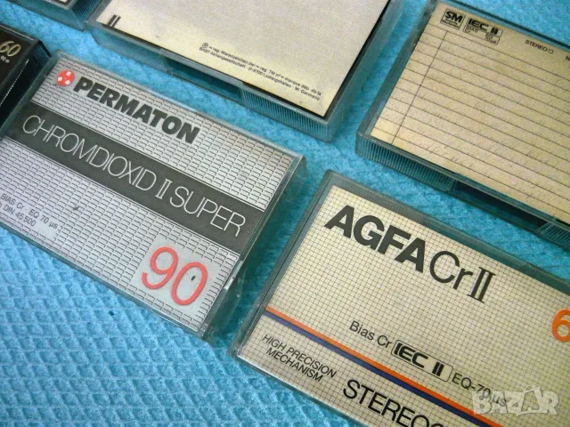 BASF, Agfa, Permaton, лот от chrome аудио касета, снимка 4 - Декове - 52812550