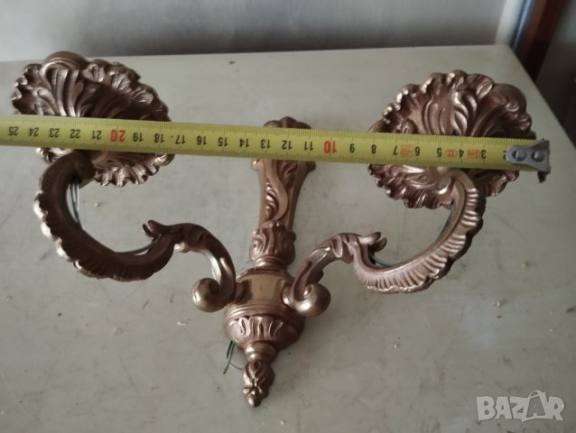 Бароков аплик за стена, снимка 4 - Лампи за стена - 42260881