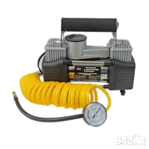 Двуцилиндров компресор за гуми 12V