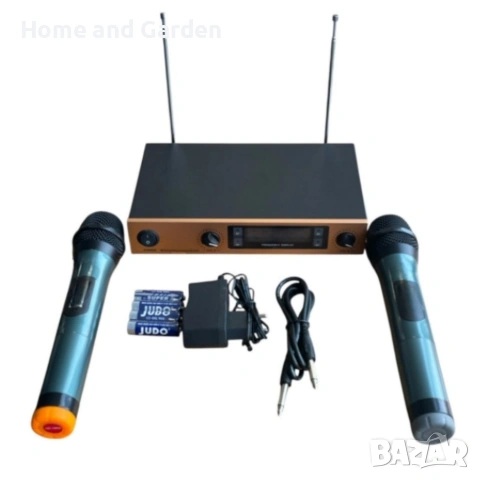 Безжични микрофони и станция SH-588D – идеални за забави и професионални изпълнения 🎤🎶