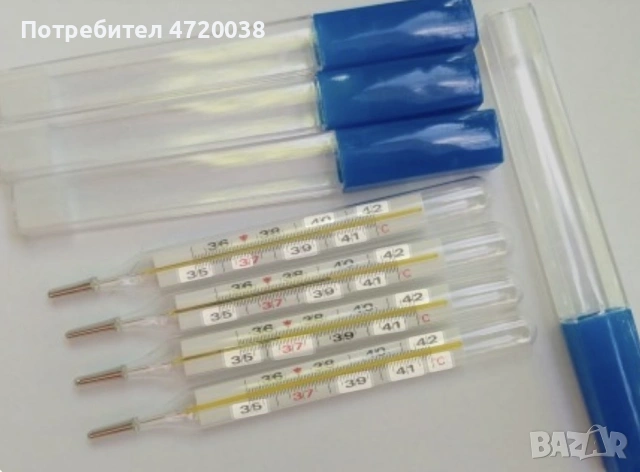 Живачни термометри, снимка 1 - Уреди за диагностика - 53302230