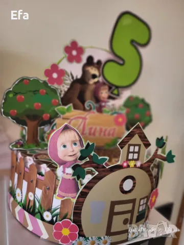 Картонена торта по поръчка, снимка 2 - Декорация - 48508476