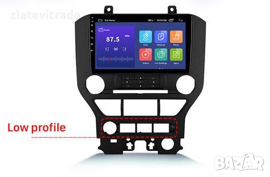 FORD MUSTANG 2015-2018 АНДРОИД НАВИГАЦИЯ 9''' LOW PROFILE, 9401, снимка 4 - Навигация за кола - 36698833