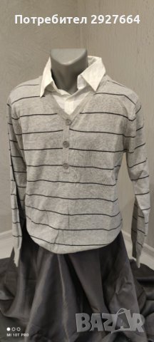 Мъжка блуза тип риза, снимка 1 - Блузи - 39123845