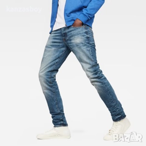 g-star 3301 straight tapered jeans - страхотни мъжки дънки ГОЛЯМ РАЗМЕР