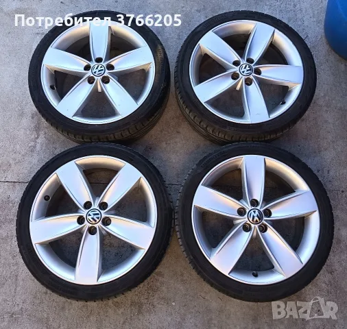 17ки джанти с гуми 5x100 VW
