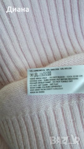 Дамски пуловер-мерино с ангора, снимка 2 - Пуловери - 40155614