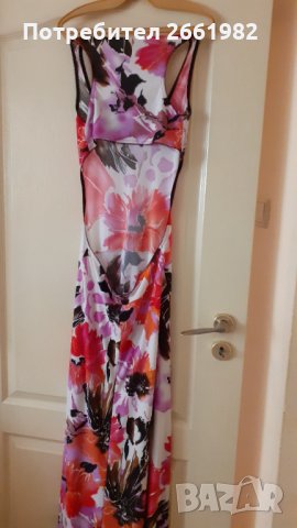 Дълга рокля на цветя в прекрасни цветове, снимка 2 - Рокли - 33791888