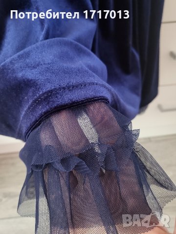 Синя рокля от H&M размер 92, снимка 4 - Бебешки рокли - 42174785