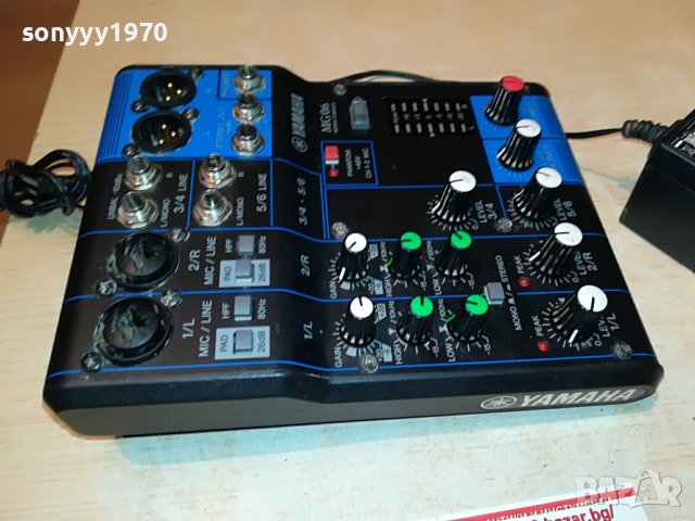 YAMAHA MG06+YAMAHA ADAPTOR L1106222044, снимка 13 - Ресийвъри, усилватели, смесителни пултове - 37055289