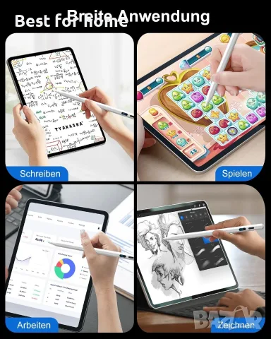 Универсална писалка за таблет Digiroot за Android, стилус с LED дисплей, снимка 7 - Селфи стикове, аксесоари - 55886369