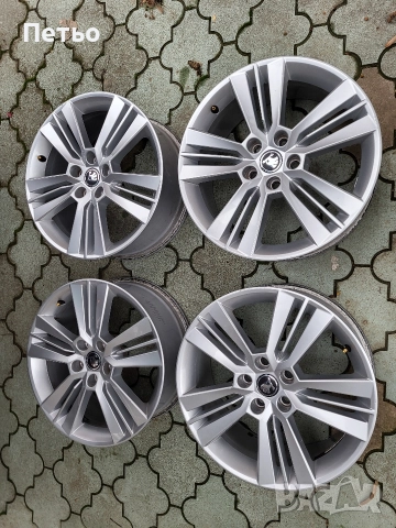 Оригинални джанти Skoda Octavia vRS, 18ки, 5x112, 57.1, ET51, 7.5J, снимка 2 - Гуми и джанти - 52682963