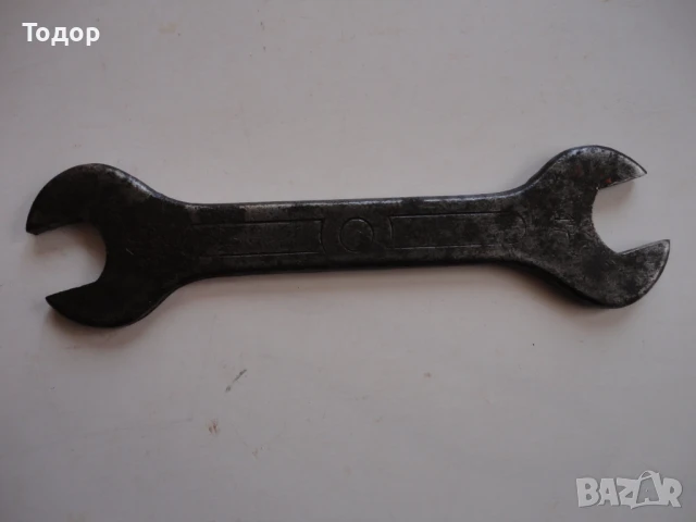 Немски старинен гаечен ключ 16/17, снимка 4 - Ключове - 50571564