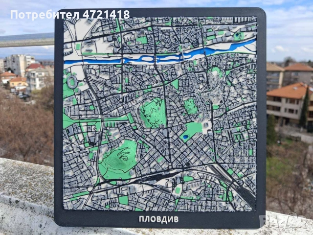 ПЛОВДИВ на длан! 3D Декоративен Макет на Тепетата.