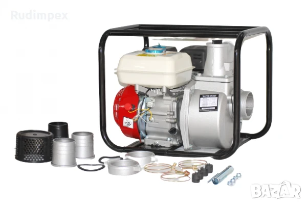 Водна помпа 3 цола, бензинова, моторна, Greanyard, снимка 5 - Водни помпи - 43183314