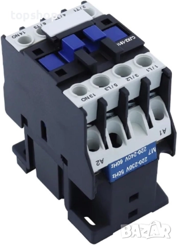 Нов запечатан в целофан AC контактор CJX2-1810, 380V, 18A, 220V, 79x44x71mm  , снимка 2 - Друга електроника - 52373207