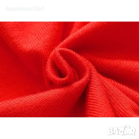 ПРОМОЦИЯ Коледен детски пуловер, р-р 120см / р-р 130см, червен с елен, снимка 3 - Детски пуловери и жилетки - 48392405