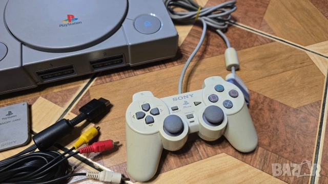 Sony PlayStation 1 SCPH-7502 като ново, хакнат пълен комплект, снимка 3 - PlayStation конзоли - 54134436