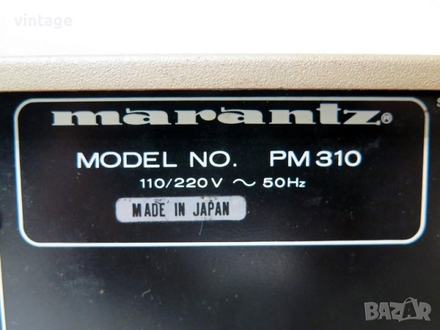 Marantz PM 310, снимка 9 - Ресийвъри, усилватели, смесителни пултове - 38013194