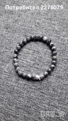 Гривни от различни камъни - ръчна изработка, снимка 6 - Гривни - 44925022