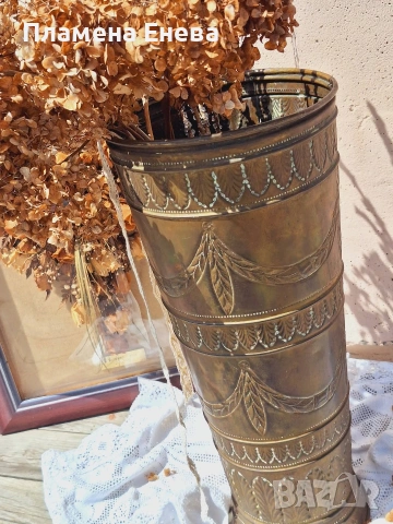 Антикварен меден съд, снимка 5 - Антикварни и старинни предмети - 53123758