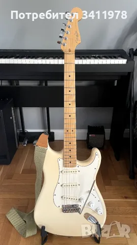 American Standard Stratocaster Olympic White (2010), снимка 3 - Китари - 56017274