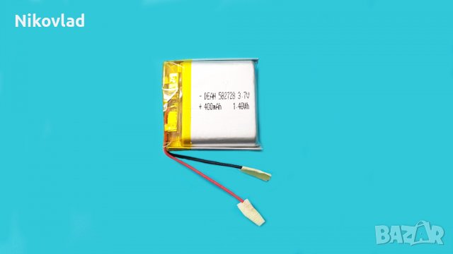 Батерия 3.7V 400 mAh/ 582728/ Li-Ion