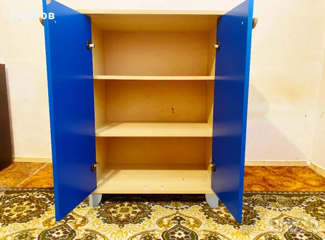 Разпродажба - 15€. Шкаф/Скрин с Рафтове за Детска стая, снимка 9 - Скринове - 51181996