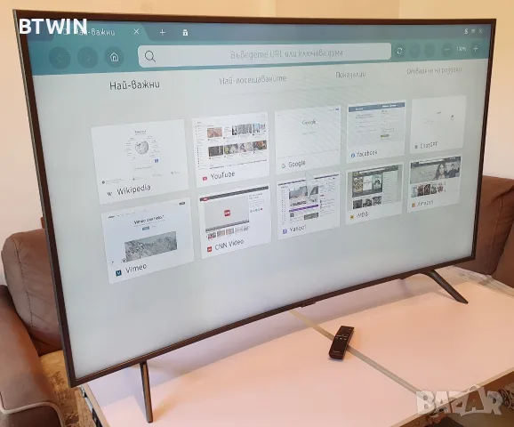 Телевизор Samsung - Извит - 55 ИНЧА - Smart - 4K - Ultra HD ! , снимка 6 - Телевизори - 55961572