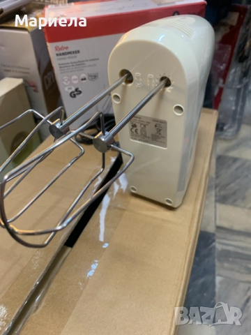 Миксер 300W с 2 комплекта бъркалки , Черен, снимка 5 - Миксери - 52689036