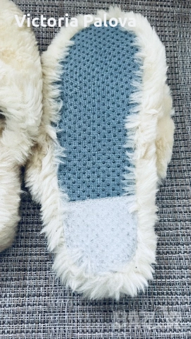 Топли уютни пантофи от естествена вълна и кожа, снимка 7 - Пантофи - 53299350