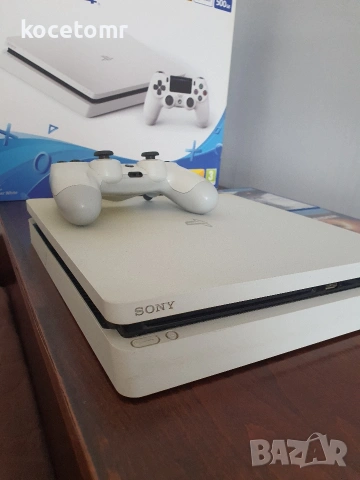 PS4 slim 500GB БЯЛ, снимка 4 - PlayStation конзоли - 54189552