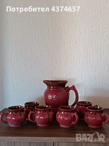 Керамичен сервиз за вино