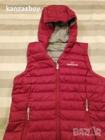Kathmandu Womens Heli Lightweight Down Hooded Vest - страхотен дамски елек КАТО НОВ М, снимка 9 - Елеци - 48395557