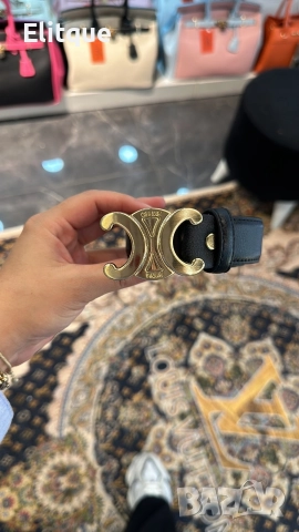 колан от естествена кожа в кутия celine