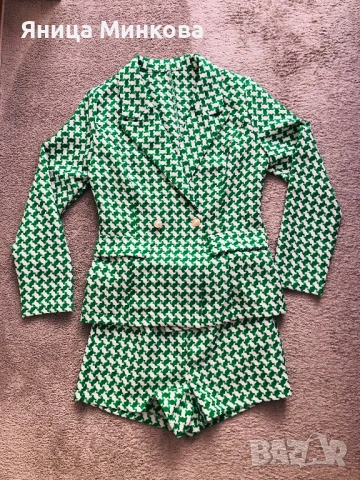 Дамско сако с къси панталони Shein, снимка 12 - Костюми - 54320708