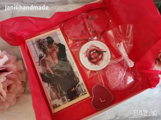 Медени кутии св.Валентин , любов, снимка 4 - Домашни продукти - 47671415