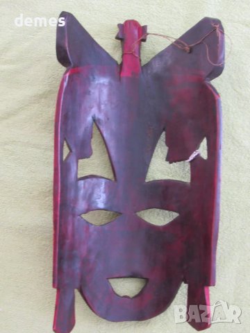 Голяма африканска маска на масай, Кения, снимка 9 - Антикварни и старинни предмети - 50855565